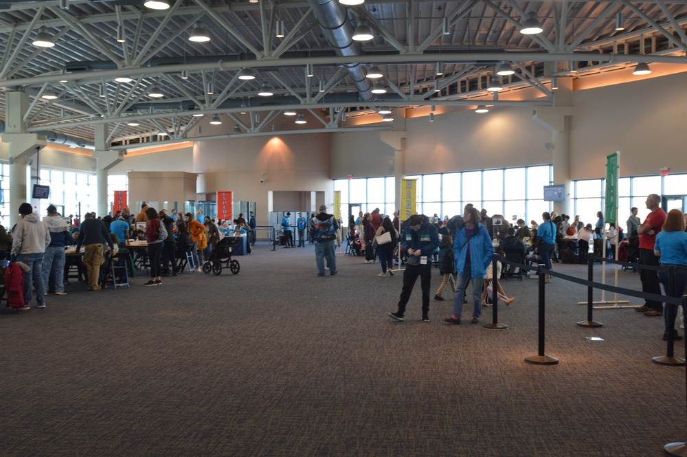 Visitors build LEGO ship models during Naval Museum's 12th Annual Brick by Brick: LEGO Shipbuilding event