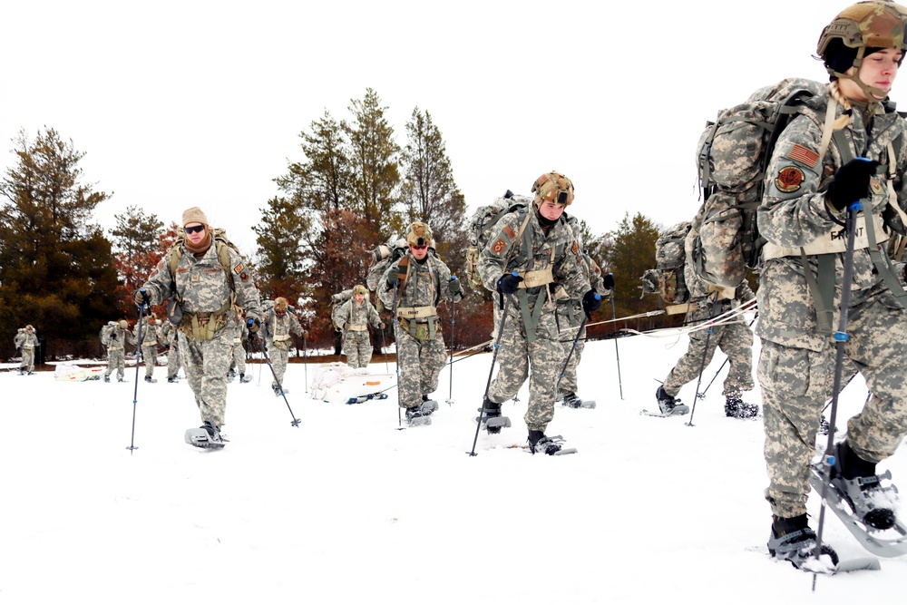 Airmen train in cold-weather operations, tactics, skills at Fort McCoy