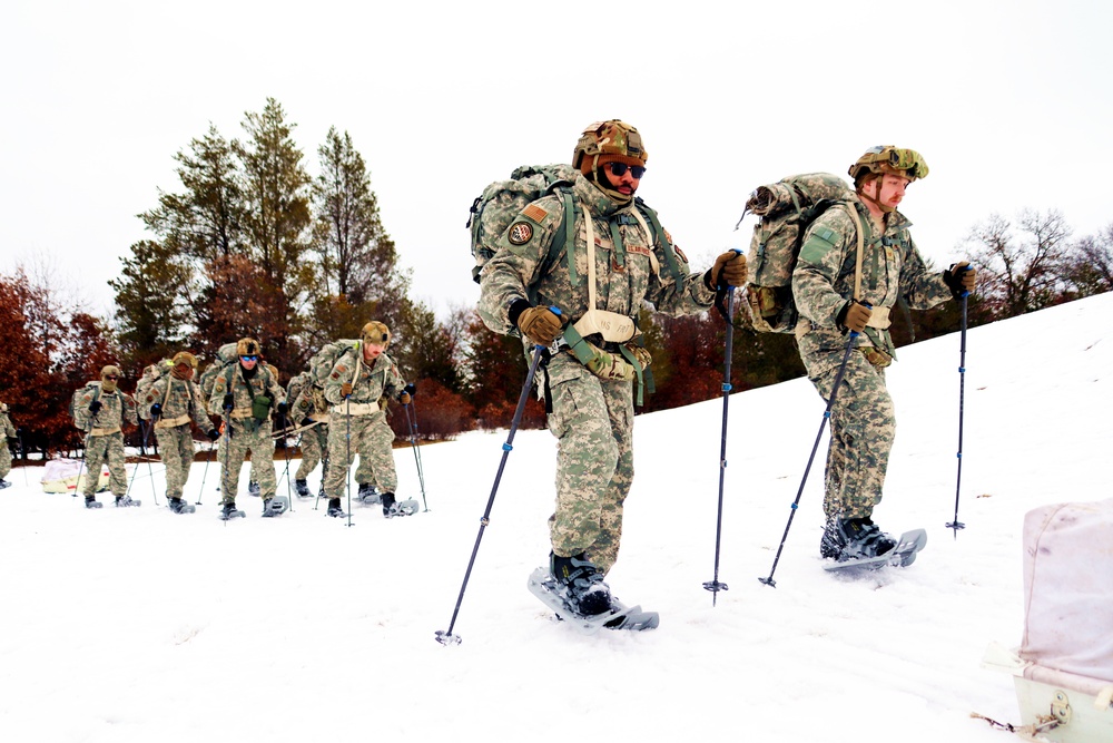 Airmen train in cold-weather operations, tactics, skills at Fort McCoy