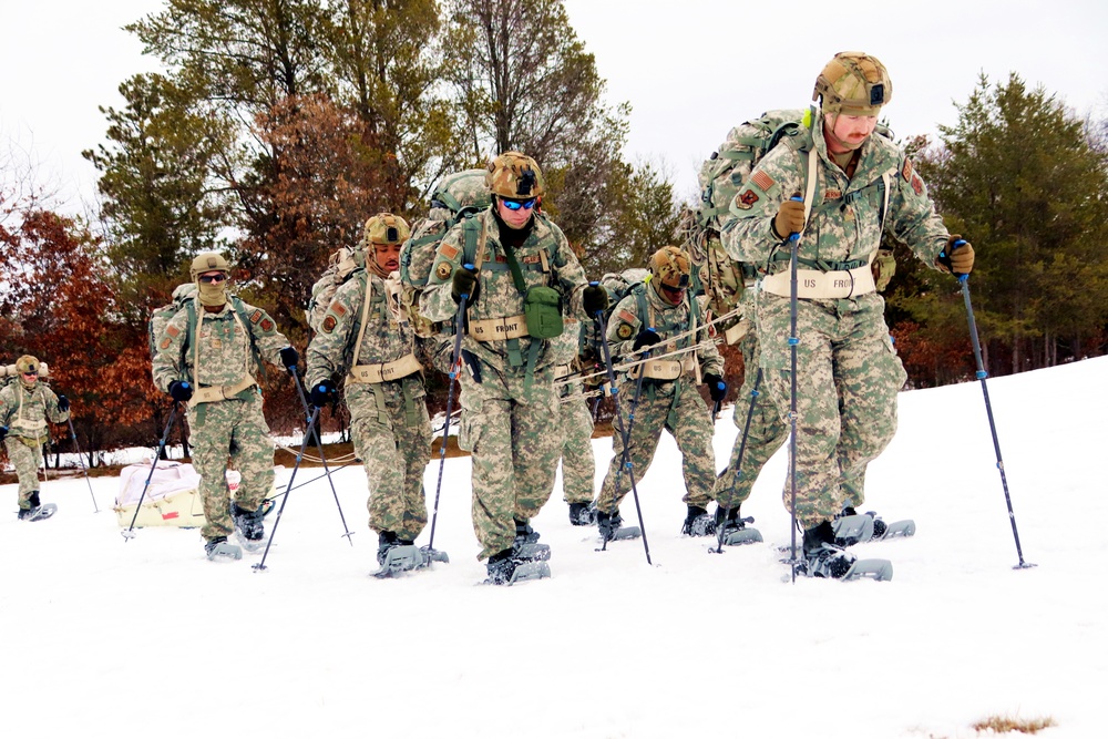 Airmen train in cold-weather operations, tactics, skills at Fort McCoy