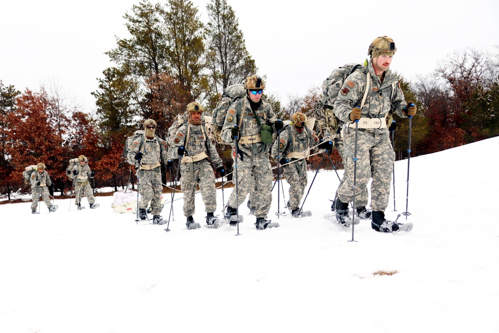 Airmen train in cold-weather operations, tactics, skills at Fort McCoy