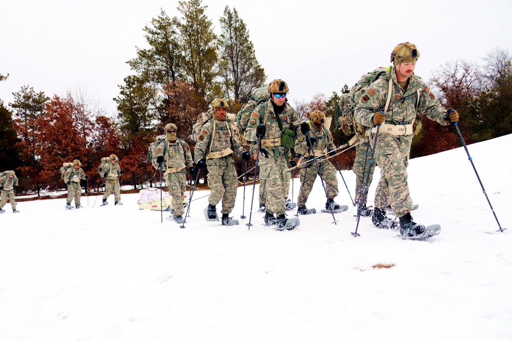 Airmen train in cold-weather operations, tactics, skills at Fort McCoy