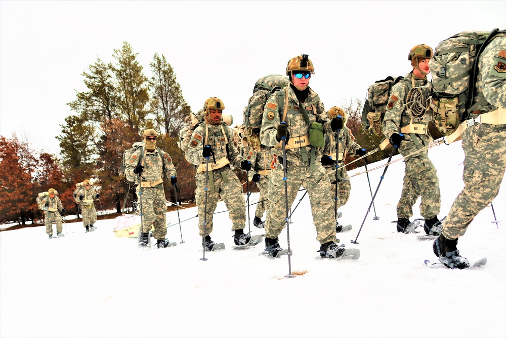 Airmen train in cold-weather operations, tactics, skills at Fort McCoy