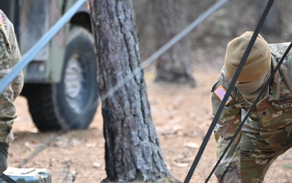 Fort Dix – BIV 13 104th ENG BN Set-Up BIV 3 FEB 2023