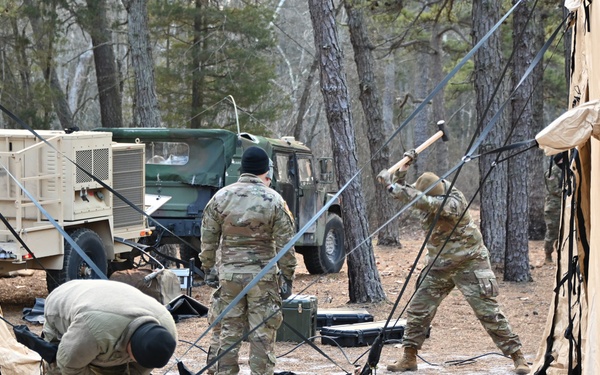 Fort Dix – BIV 13 104th ENG BN Set-Up BIV 3 FEB 2023