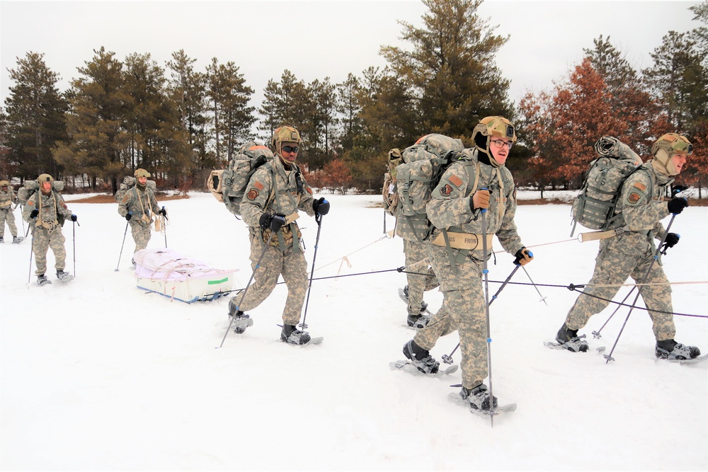 Airmen train in cold-weather operations, tactics, skills at Fort McCoy