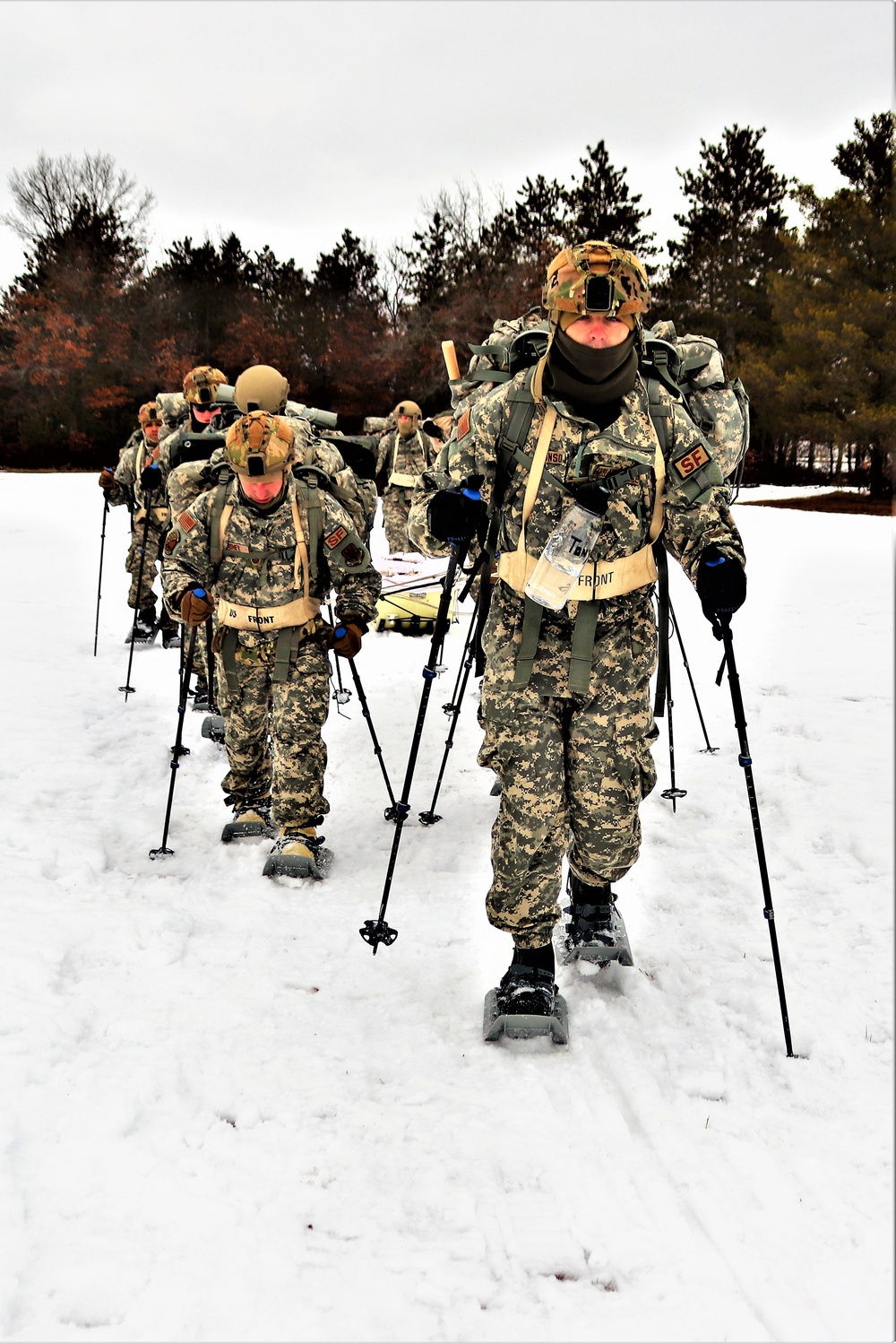 Airmen train in cold-weather operations, tactics, skills at Fort McCoy