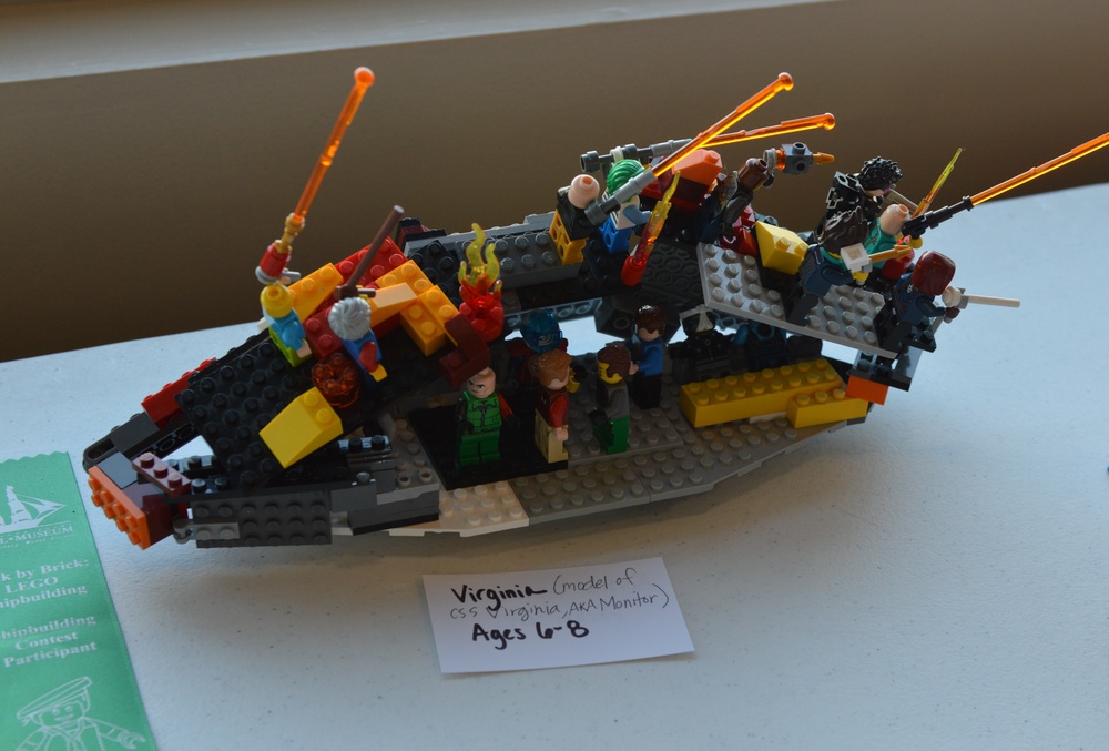 LEGO ship models on display at Naval Museum's 12th Annual Brick by Brick: LEGO Shipbuilding event