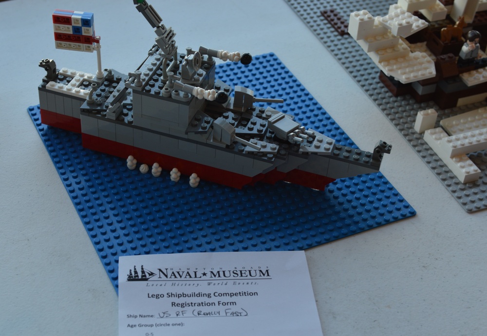 LEGO ship models on display at Naval Museum's 12th Annual Brick by Brick: LEGO Shipbuilding event