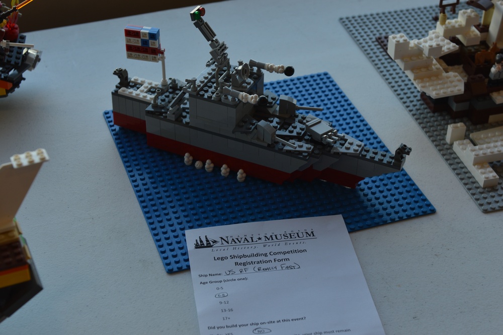 LEGO ship models on display at Naval Museum's 12th Annual Brick by Brick: LEGO Shipbuilding event