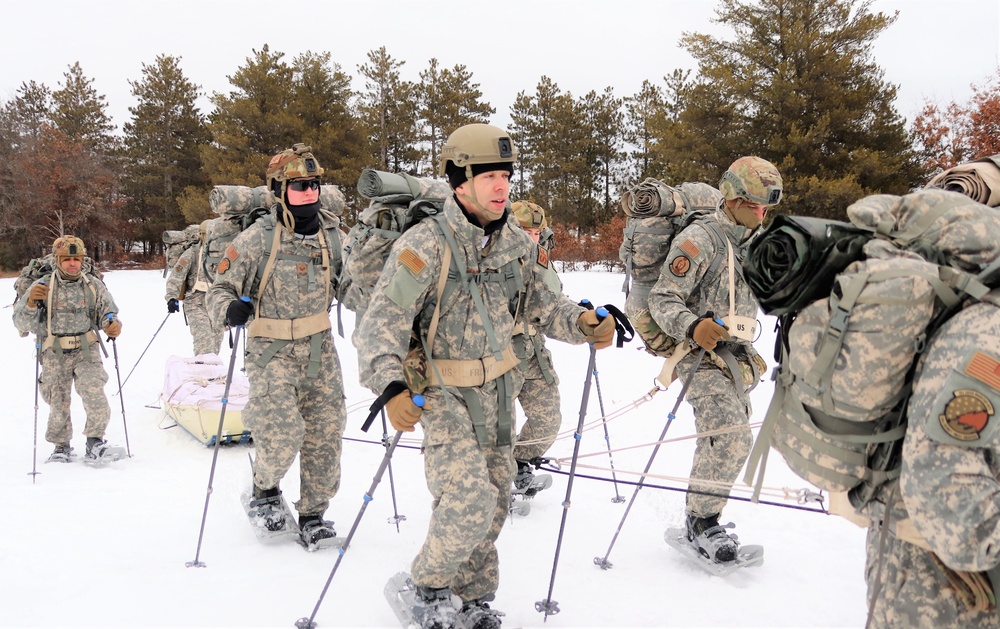 Airmen train in cold-weather operations, tactics, skills at Fort McCoy