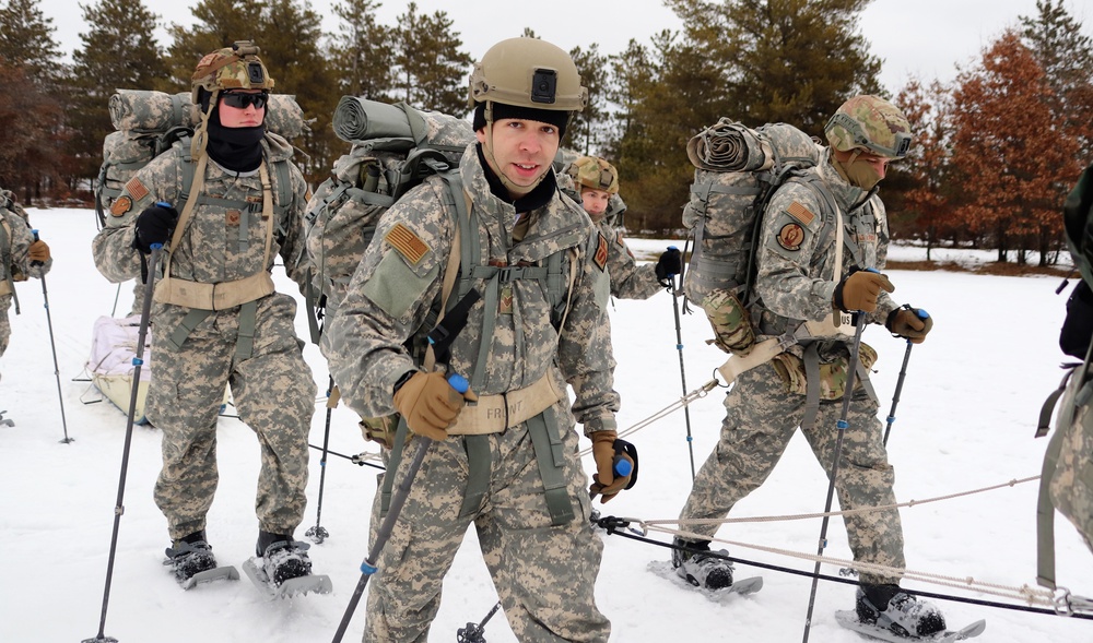 Airmen train in cold-weather operations, tactics, skills at Fort McCoy