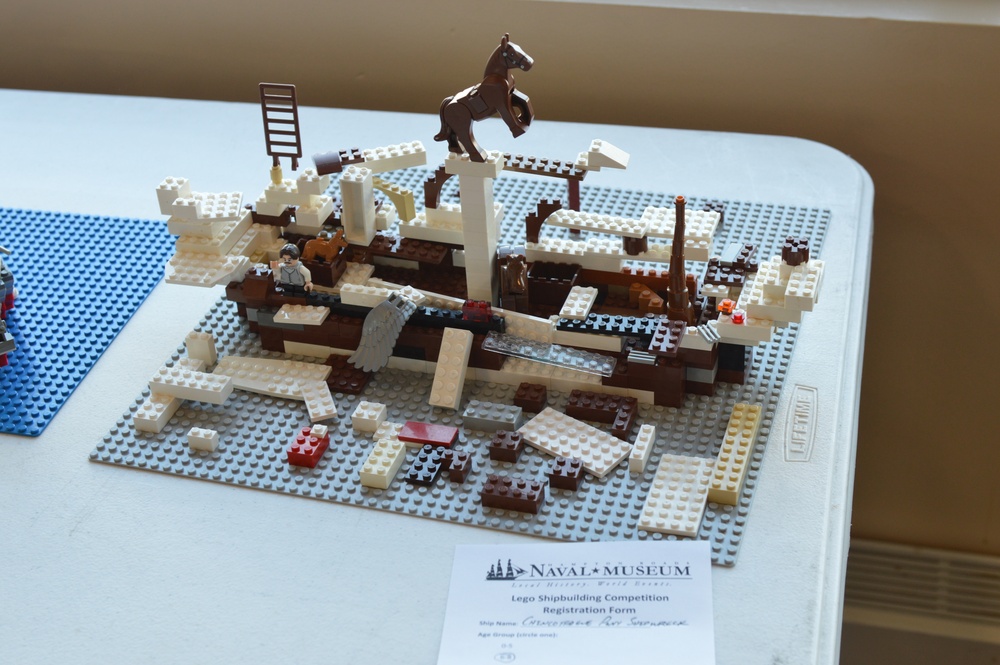 LEGO ship models on display at Naval Museum's 12th Annual Brick by Brick: LEGO Shipbuilding event