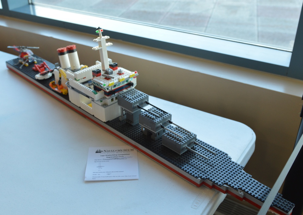 LEGO ship models on display at Naval Museum's 12th Annual Brick by Brick: LEGO Shipbuilding event