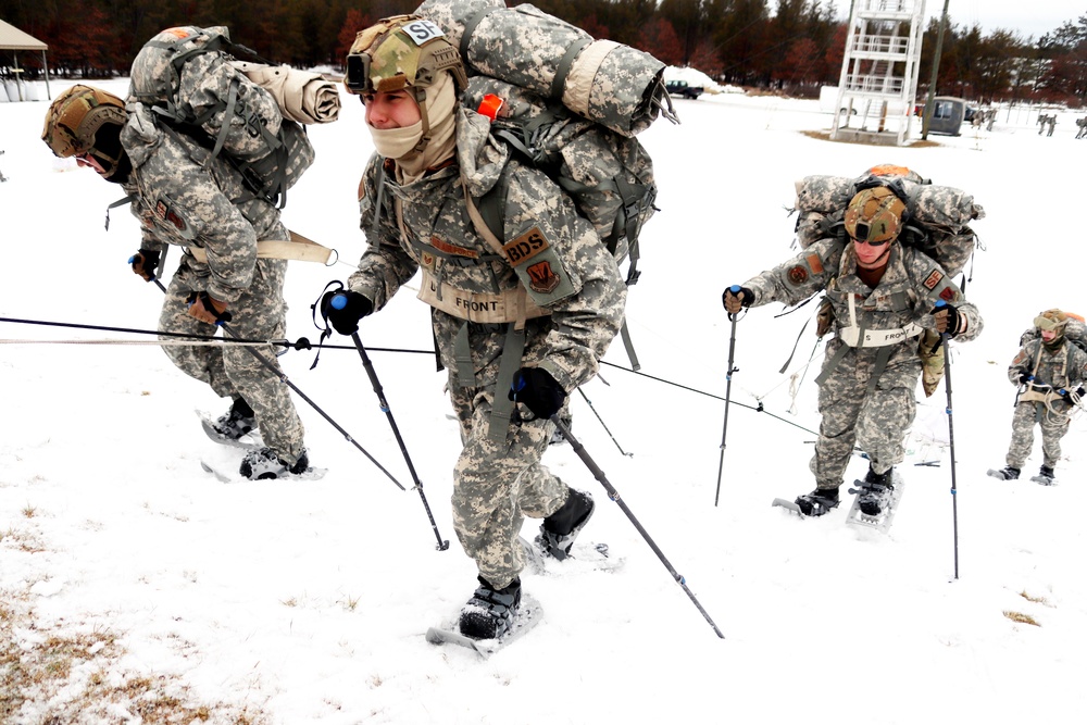 Airmen train in cold-weather operations, tactics, skills at Fort McCoy