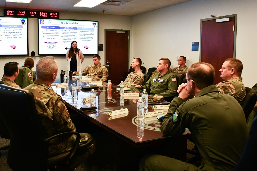 Operations, training in view during 18 AF commander visit