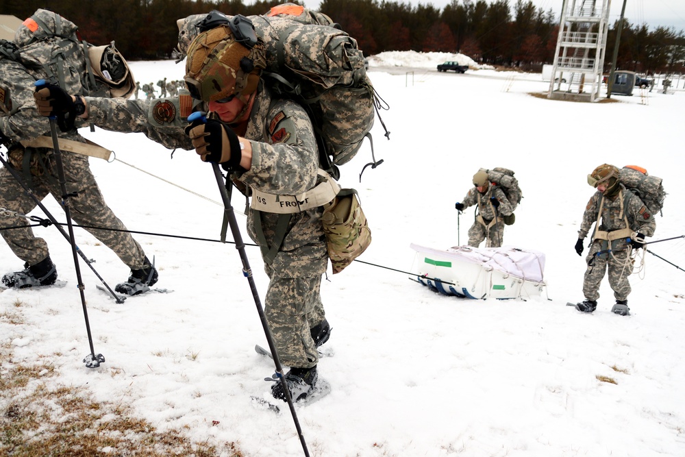 Airmen train in cold-weather operations, tactics, skills at Fort McCoy