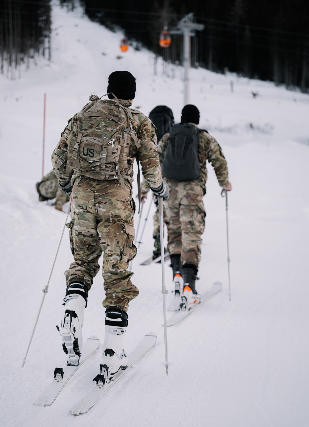 173rd Airborne Brigade Conducts Alpine Ski Training with the Italian Army