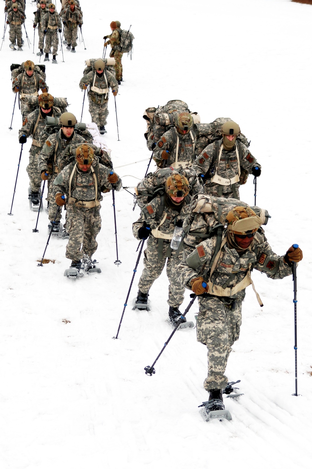 Airmen train in cold-weather operations, tactics, skills at Fort McCoy