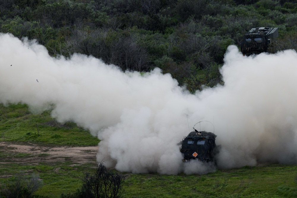 5th Bn., 11th Marines fires HIMARS