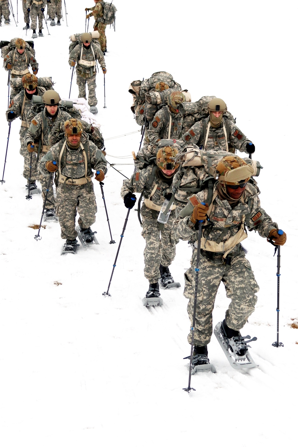 Airmen train in cold-weather operations, tactics, skills at Fort McCoy