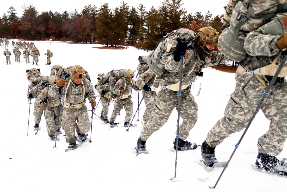 Airmen train in cold-weather operations, tactics, skills at Fort McCoy