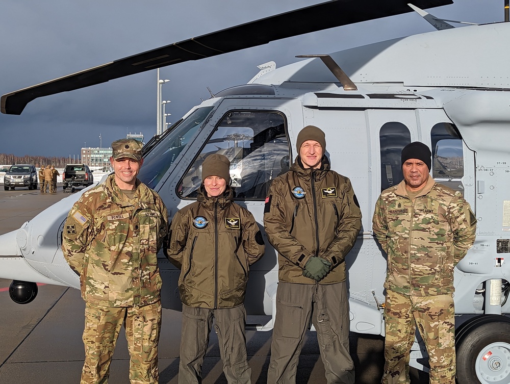 DVIDS - Images - Officers from a Latvian Air Force Squadron pose with ...