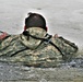 Airmen jump in icy Fort McCoy lake for January cold-water immersion training