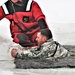 Airmen jump in icy Fort McCoy lake for January cold-water immersion training