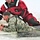 Airmen jump in icy Fort McCoy lake for January cold-water immersion training