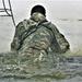 Airmen jump in icy Fort McCoy lake for January cold-water immersion training