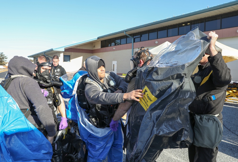 Pa. Guard’s 3rd Civil Support Team trains in simulated drug lab