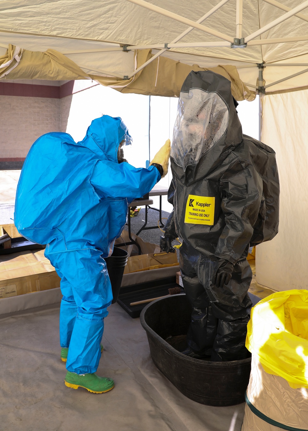Pa. Guard’s 3rd Civil Support Team trains in simulated drug lab