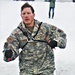 Airmen jump in icy Fort McCoy lake for January cold-water immersion training