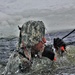 Airmen jump in icy Fort McCoy lake for January cold-water immersion training