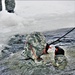 Airmen jump in icy Fort McCoy lake for January cold-water immersion training