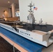 Large scale LEGO shipmodels on display at Naval Museum's LEGO Shipbuilding event