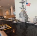 Large scale LEGO shipmodels on display at Naval Museum's LEGO Shipbuilding event