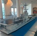 Large scale LEGO shipmodels on display at Naval Museum's LEGO Shipbuilding event