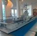 Large scale LEGO shipmodels on display at Naval Museum's LEGO Shipbuilding event