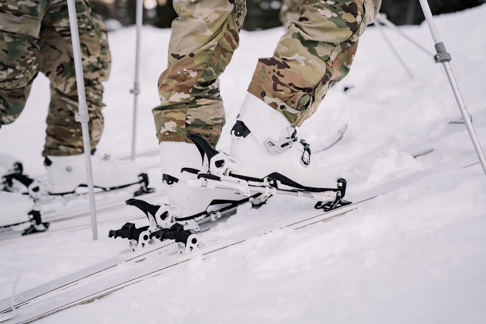 173rd Airborne Brigade Conducts Alpine Ski Training with the Italian Army