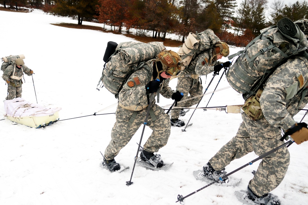 Airmen train in cold-weather operations, tactics, skills at Fort McCoy