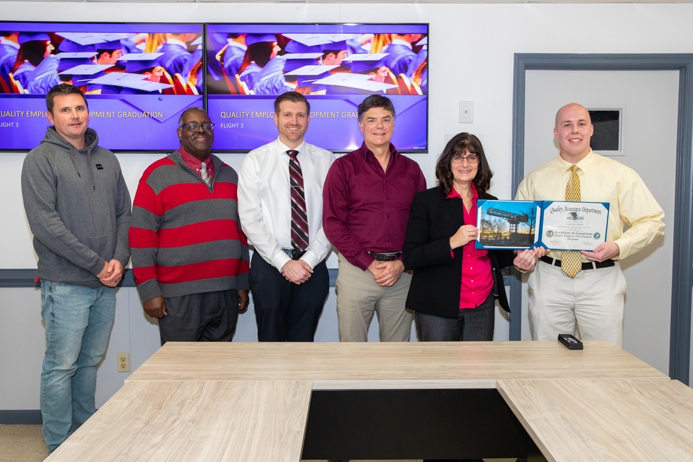 Code 130 Quality Employee Development Program Celebrates Latest Flight 3 Graduate