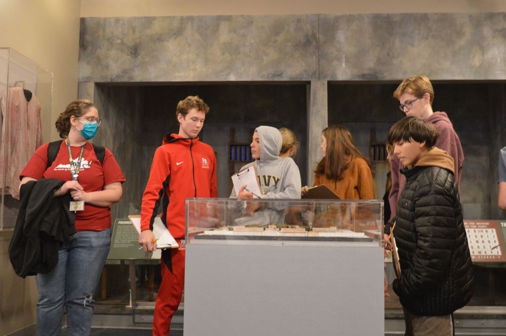 Naval Museum hosts students from Princess Anne High School