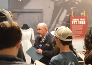 Naval Museum hosts students from Princess Anne High School