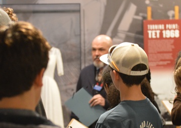 Naval Museum hosts students from Princess Anne High School