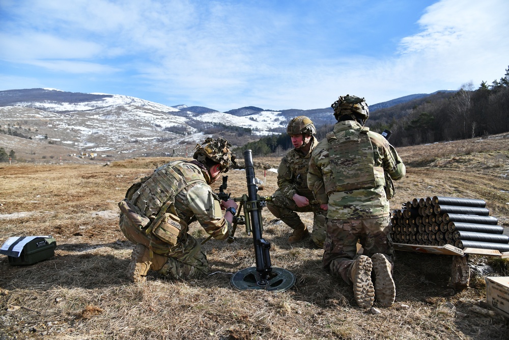 Exercise Thunder Mortar Gunnery