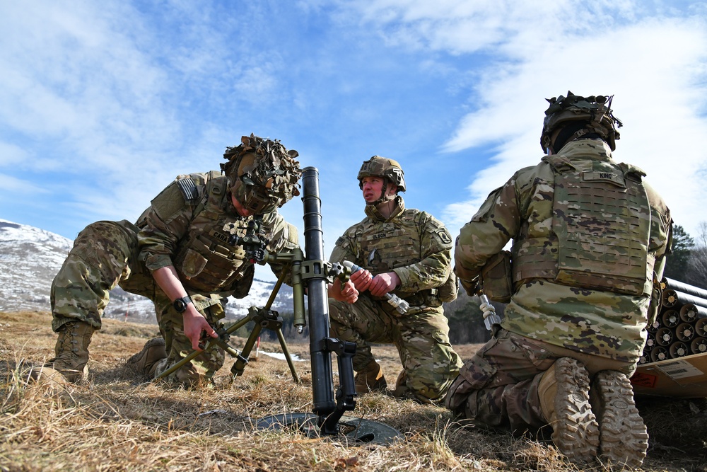 Exercise Thunder Mortar Gunnery