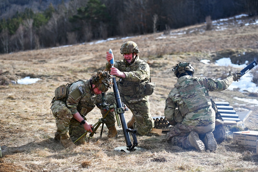 Exercise Thunder Mortar Gunnery