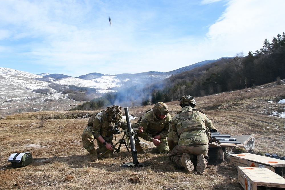 Exercise Thunder Mortar Gunnery